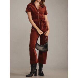 The Colette Weekend Corduroy Jumpsuit by Maeve Copper 22W PLUS SIZE